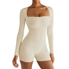 Load image into Gallery viewer, Square Neck Shorts Jumpsuit-Modern Baby Las Vegas