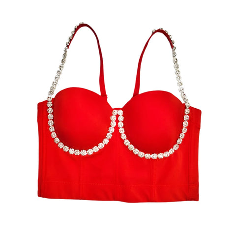 Crystal Bralette Top-Modern Baby Las Vegas