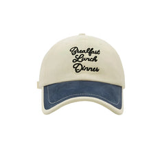 Load image into Gallery viewer, Color Block Letter Baseball Cap-Modern Baby Las Vegas