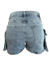 Load image into Gallery viewer, Zipper Fly Pocket Cargo Denim Jeans-Modern Baby Las Vegas