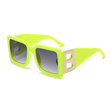 Load image into Gallery viewer, Letter B Square Luxury Sunglasses-Modern Baby Las Vegas