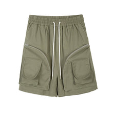 Load image into Gallery viewer, Multi-Pocket Zipper Harem Shorts-Modern Baby Las Vegas