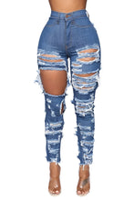 Load image into Gallery viewer, Ripped Torn Stretch Skinny Jeans-Modern Baby Las Vegas