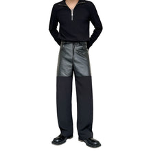 Load image into Gallery viewer, Patch Leather Pants-Modern Baby Las Vegas