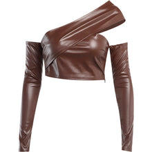 Load image into Gallery viewer, Brown Split Skirt Set-Modern Baby Las Vegas