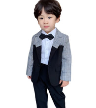 Load image into Gallery viewer, Patch Plaid Suit Jacket-Modern Baby Las Vegas