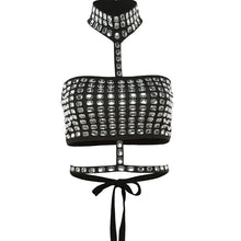Load image into Gallery viewer, Black Hollow Out Crystal Top-Modern Baby Las Vegas