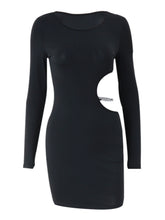 Load image into Gallery viewer, Round Neck Chain Hollow Out Dress-Modern Baby Las Vegas