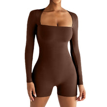 Load image into Gallery viewer, Square Neck Shorts Jumpsuit-Modern Baby Las Vegas