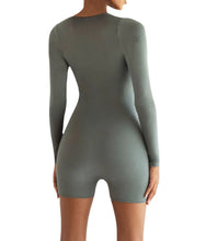 Load image into Gallery viewer, Square Neck Shorts Jumpsuit-Modern Baby Las Vegas