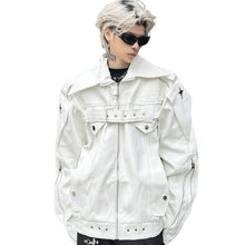Load image into Gallery viewer, Deconstructed Leather Jacket outer-Modern Baby Las Vegas