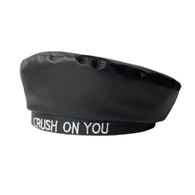 Load image into Gallery viewer, Crush On You Leather Beret Hat-Modern Baby Las Vegas