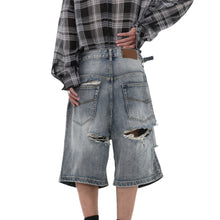 Load image into Gallery viewer, Ripped Knee Denim Shorts-Modern Baby Las Vegas