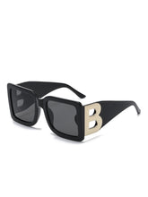 Load image into Gallery viewer, Letter B Square Luxury Sunglasses-Modern Baby Las Vegas