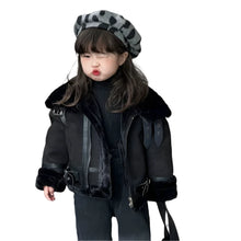 Load image into Gallery viewer, Suede Buckle Coat-Modern Baby Las Vegas