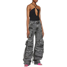 Load image into Gallery viewer, Vintage Pocket Denim Jeans-Modern Baby Las Vegas