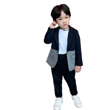 Load image into Gallery viewer, Patch Plaid Suit Jacket-Modern Baby Las Vegas