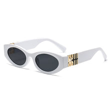 Load image into Gallery viewer, Cat Eye Vintage Gold Accent Sunglasses-Modern Baby Las Vegas