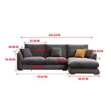 Load image into Gallery viewer, Cloud Down Filled Chaise Sofa