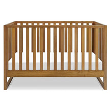 Load image into Gallery viewer, 3-in-1 Brown Wood Convertible Crib