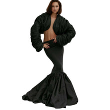 Load image into Gallery viewer, Ruched Puffer Mermaid Dress Set