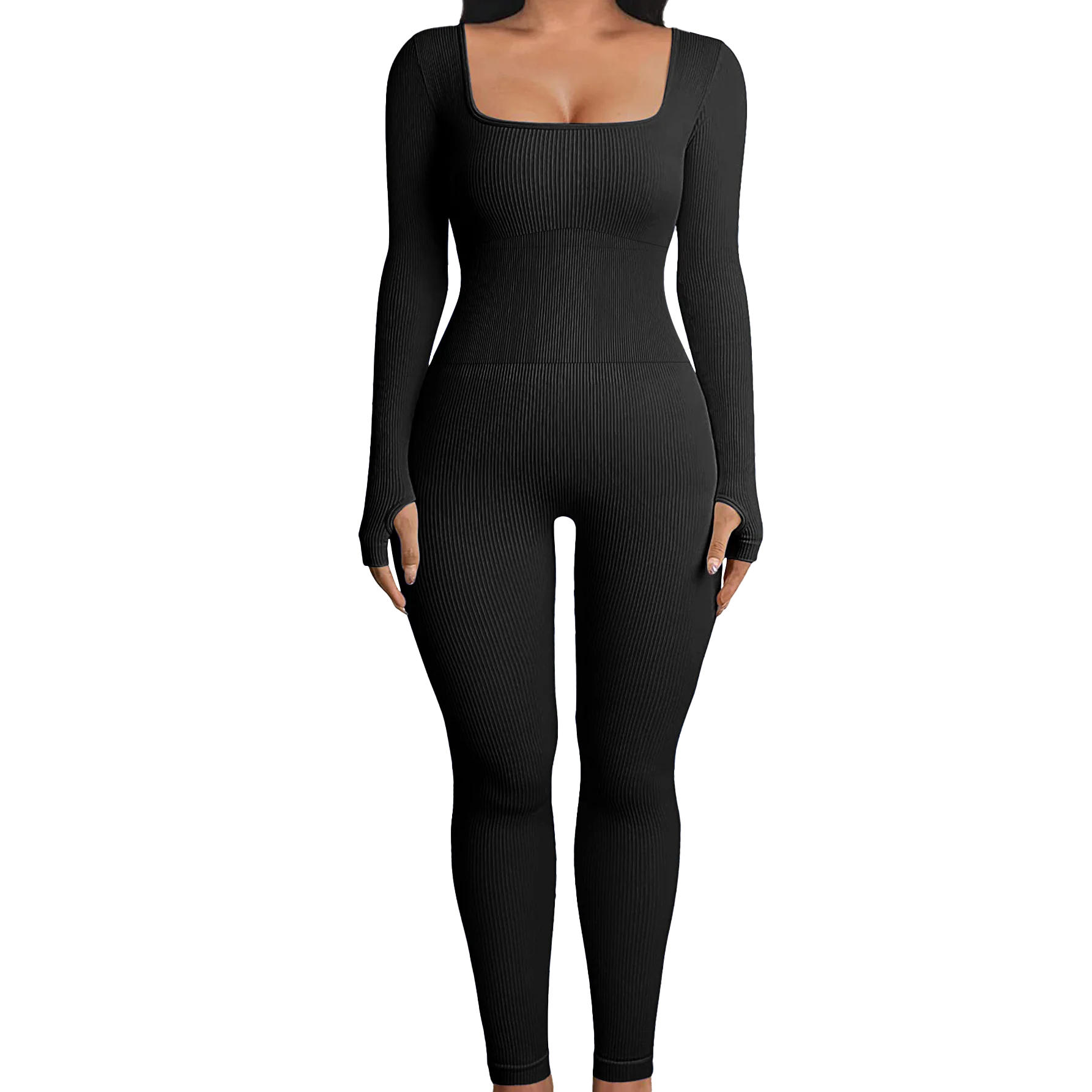 SQUARNECK JUMPSUIT