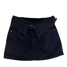 Load image into Gallery viewer, Folded Denim Skirt