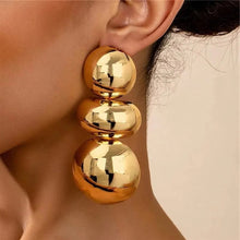 Load image into Gallery viewer, Tiered Circle Earrings