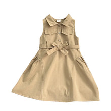 Load image into Gallery viewer, Khaki Belted Dress