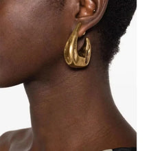 Load image into Gallery viewer, Vintage Gold-Plated Earrings