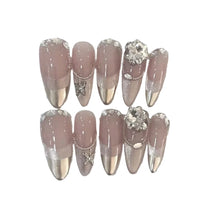 Load image into Gallery viewer, Gold Tip Press on Nails-Modern Baby Las Vegas