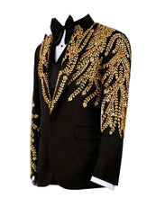 Load image into Gallery viewer, Gold Crystal Stem Suit