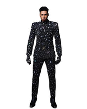 Load image into Gallery viewer, Full Clear Crystal Blazer Suit-Modern Baby Las Vegas