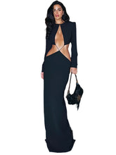 Load image into Gallery viewer, Hollow Out Cross Shoulder Dress-Modern Baby Las Vegas