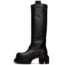 Load image into Gallery viewer, Black Leather Mid Calf Boots-Modern Baby Las Vegas