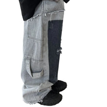 Load image into Gallery viewer, Vintage Patchwork Denim Jeans