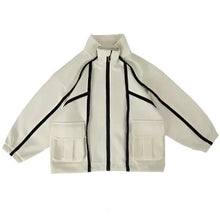 Load image into Gallery viewer, Black Lined Pocket Tracksuit-Modern Baby Las Vegas
