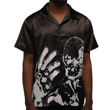Load image into Gallery viewer, Black And White Printed Shirt Dress-Modern Baby Las Vegas