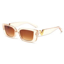 Load image into Gallery viewer, Letter V Rectangle Sunglasses