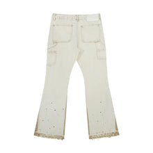 Load image into Gallery viewer, Micro Flared Denim Patch Denim Jeans