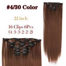Load image into Gallery viewer, 6 Piece Synthetic Clip-In Hair Extensions-Modern Baby Las Vegas