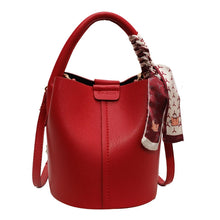 Load image into Gallery viewer, Solid Leather Bucket Handbag