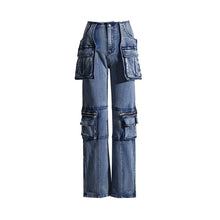 Load image into Gallery viewer, Vintage Zipper Pocket Denim Jeans-Modern Baby Las Vegas