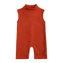 Load image into Gallery viewer, Sleeveless Ribbed Zipper Jumpsuit