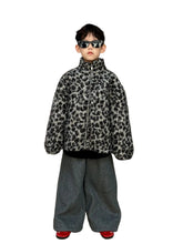 Load image into Gallery viewer, Leopard Wool Coat