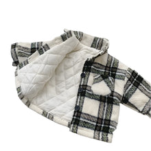 Load image into Gallery viewer, Tan Plaid Jacket-Modern Baby Las Vegas