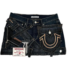 Load image into Gallery viewer, Patch Denim Mini Skirt