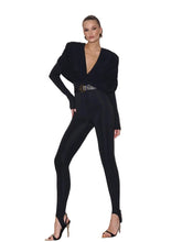 Load image into Gallery viewer, Footed Ruched Backless Jumpsuit
