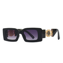 Load image into Gallery viewer, Square Frame Gold Accent Sunglasses-Modern Baby Las Vegas