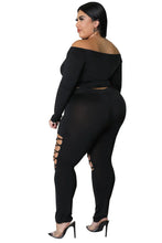 Load image into Gallery viewer, Drawstring Crop Top Bandage Pant Set-Modern Baby Las Vegas